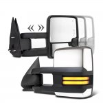 1998 Chevy Tahoe Chrome Power Towing Mirrors Smoked LED Running Lights