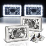 1986 Chevy C10 Pickup White LED Halo LED Projector Headlights Conversion Kit