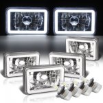 1979 Cadillac Eldorado Halo Tube LED Headlights Conversion Kit Low and High Beams