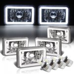 1987 Chrysler Fifth Avenue Halo Tube LED Headlights Conversion Kit Low and High Beams