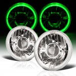 1978 Nissan 280Z Sealed Beam Projector Headlight Conversion Green Halo