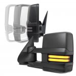 2001 Chevy Silverado Power Folding Towing Mirrors Smoked LED DRL