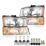 2005 Chevy Avalanche Headlights LED Bulbs Complete Kit