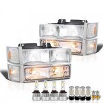 1996 Chevy Silverado Headlights LED Bulbs Complete Kit