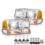 2000 GMC Sierra LED Headlight Bulbs Complete Kit