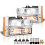 1993 Chevy Suburban Headlights LED Bulbs Complete Kit