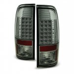 2012 Ford F350 Super Duty Smoked LED Tail Lights