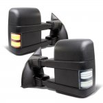 2013 Ford F450 Super Duty Tow Mirrors Switchback LED Sequential Signal