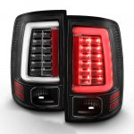 2015 Dodge Ram 2500 Black Tube LED Tail Lights