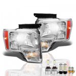 2013 Ford F150 LED Headlight Bulbs Set Complete Kit