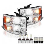 2007 Chevy Silverado Headlights LED Bulbs Complete Kit