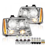 2009 Chevy Avalanche Headlights LED Bulbs Complete Kit
