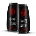 2005 Chevy Silverado 1500HD Black Smoked Altezza Tail Lights