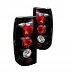 2002 Chevy Silverado 1500HD Black Altezza Tail Lights