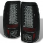 2001 Chevy Silverado 1500HD Black Smoked LED Tail Lights