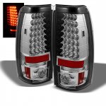 2002 GMC Sierra 1500HD Chrome LED Tail Lights