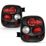 2002 GMC Sierra Stepside Black Altezza Tail Lights