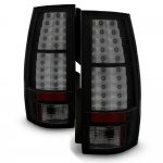 GMC Yukon XL Denali 2007-2014 Black Smoked LED Tail Lights