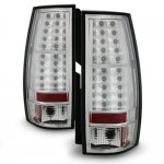 2013 GMC Yukon XL Denali Chrome LED Tail Lights