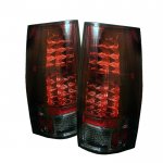 2011 GMC Yukon XL Red and Smoked LED Tail Lights