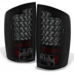 2004 Dodge Ram 3500 Black Smoked LED Tail Lights