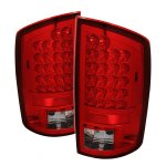 2003 Dodge Ram 2500 Red and Clear LED Tail Lights
