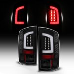 2005 Dodge Ram 2500 Black LED Tail Lights Tube