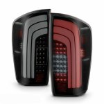 2016 Toyota Tacoma Black Smoked LED Tail Lights Sequential Tube Signal