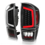 2016 Toyota Tacoma Black LED Tail Lights