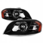 2009 Chevy Aveo Sedan Black Euro Headlights