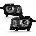 Chevy Camaro 2010-2013 Black Euro Headlights