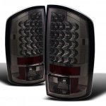 2009 Dodge Ram 3500 Smoked LED Tail Lights