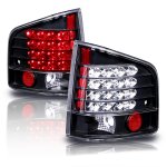 1996 Chevy S10 Black LED Tail Lights