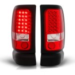 2001 Dodge Ram 2500 LED Tail Lights Red and Clear