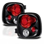 2003 GMC Sierra Stepside Black Custom Tail Lights