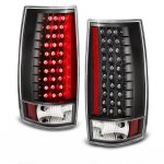 2009 Chevy Tahoe Black LED Tail Lights