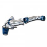 2002 Ford Mustang V6 Polished Cold Air Intake with Blue Air Filter