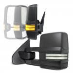 2010 Chevy Silverado 3500HD Power Folding Tow Mirrors Smoked Switchback LED DRL Sequential Signal