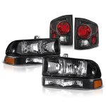 2004 Chevy S10 Black Headlights and Tail Lights