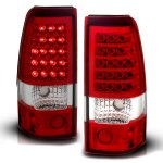 2005 Chevy Silverado 2500HD LED Tail Lights Red and Clear