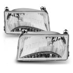 1994 Ford F350 Crystal Headlights Chrome