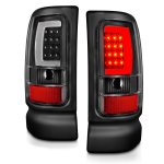 Dodge Ram 2500 1994-2001 Black LED Tail Lights Tube