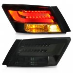 2009 Honda Accord Sedan Smoked LED Tail Lights Euro Style