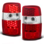 2006 Chevy Tahoe Red and Clear LED Tail Lights