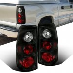 2005 GMC Sierra Black Altezza Tail Lights