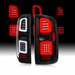 2021 Chevy Colorado Black LED Tail Lights Tube