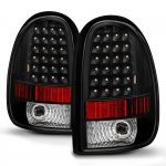 2000 Dodge Caravan Black LED Tail Lights