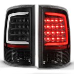 2012 Dodge Ram 3500 Black LED Tail Lights Tube