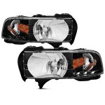 2000 Dodge Ram Crystal Headlights Black LED