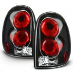 1997 Dodge Caravan Black Altezza Tail Lights